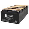 Mighty Max Battery YT7B-BS 12V 6.5AH Replacement Battery compatible with UB-YT7B-BS Motorcycle - 4PK MAX3992175